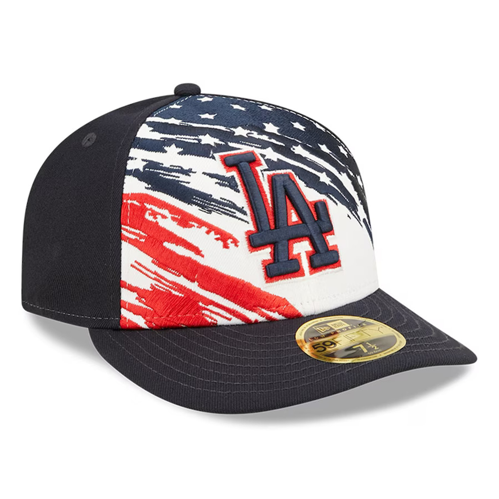 New Era Los Angeles Dodgers 4th of July On-Field 59FIFTY Low Profile‎ Hat 7 7/8